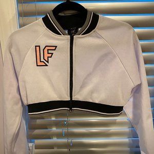 LF The Brand Cropped Zip Up Jacket
